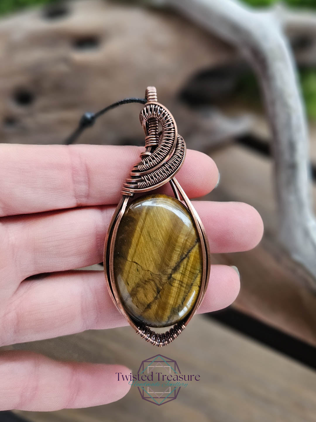 Tiger's Eye Copper Necklace