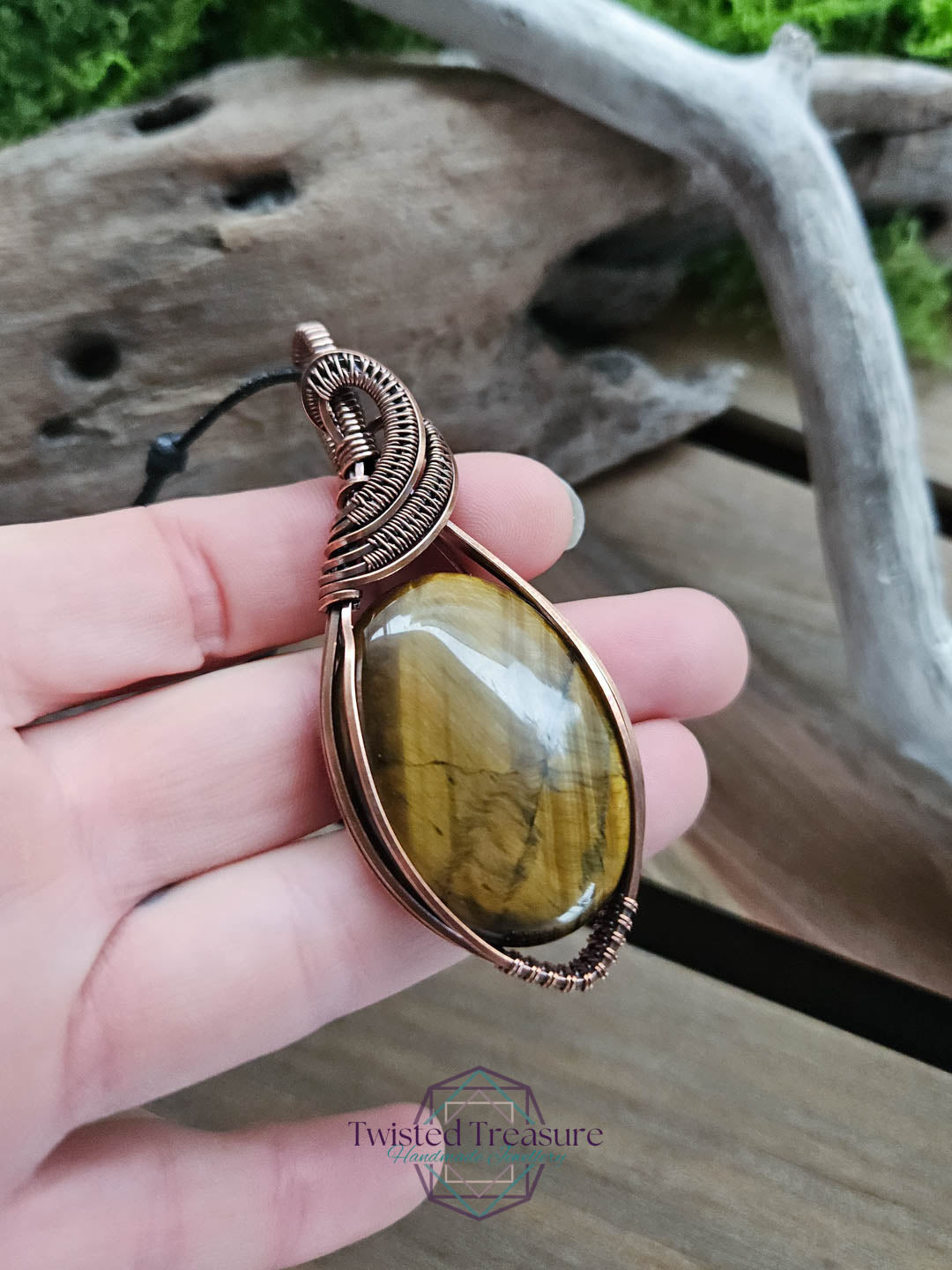 Tiger's Eye Copper Necklace
