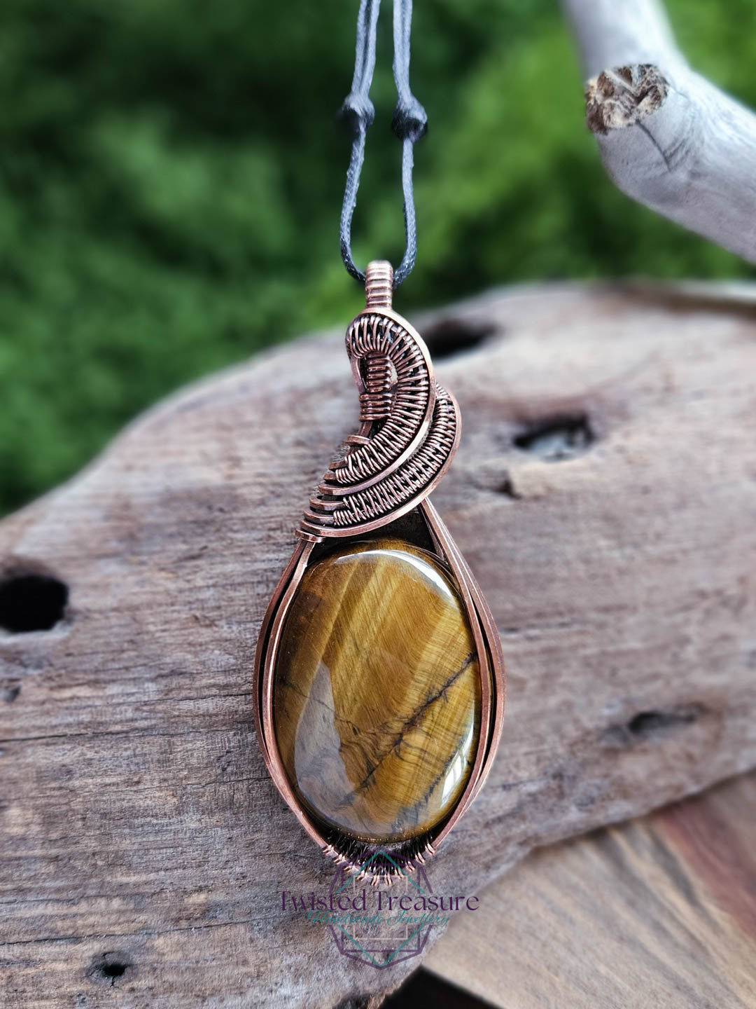 Tiger's Eye Copper Necklace