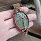Prehnite Copper Tree Necklace