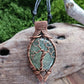 Prehnite Copper Tree Necklace