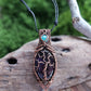 Amethyst, Amazonite and Copper Necklace