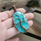 Amazonite and Copper Tree of Life Necklace