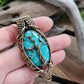 Amazonite Bronze Tree Necklace
