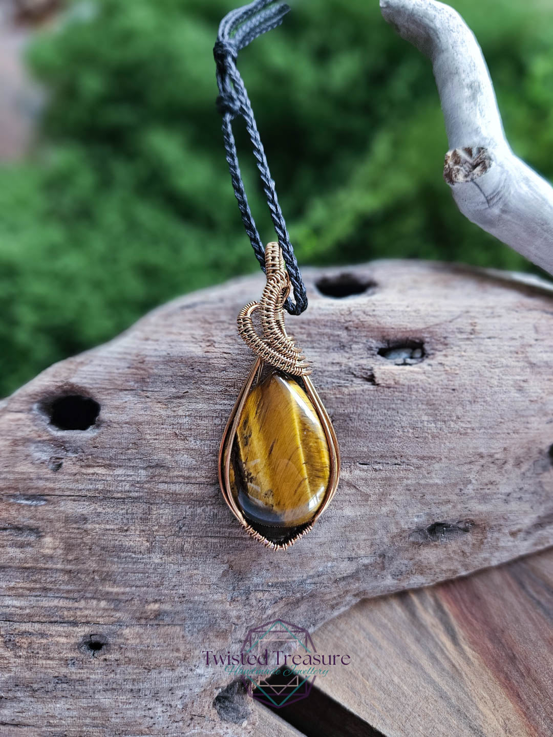 Tiger's Eye Bronze Necklace