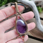 Amethyst Bronze Necklace