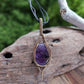 Amethyst Bronze Necklace
