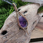 Amethyst Bronze Necklace