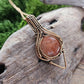 Sunstone Bronze Necklace