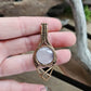 Rose Quartz Bronze Necklace