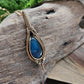 Labradorite Bronze Necklace