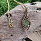 Labradorite Bronze Necklace