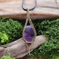 Amethyst Bronze Necklace