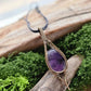 Amethyst Bronze Necklace