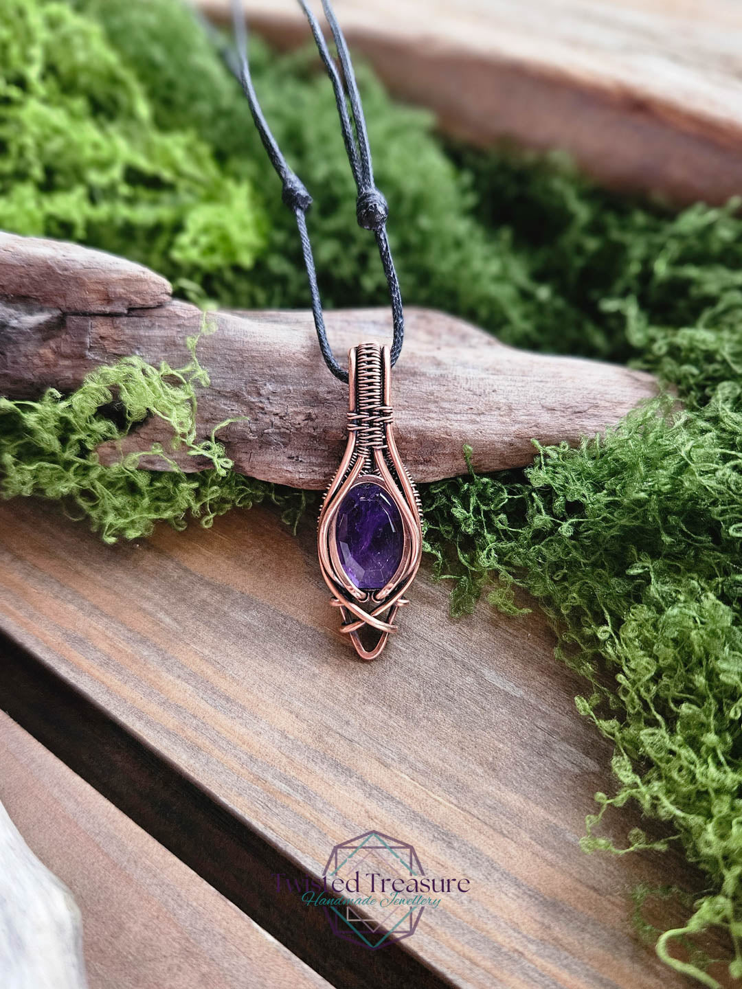 Amethyst Copper Necklace