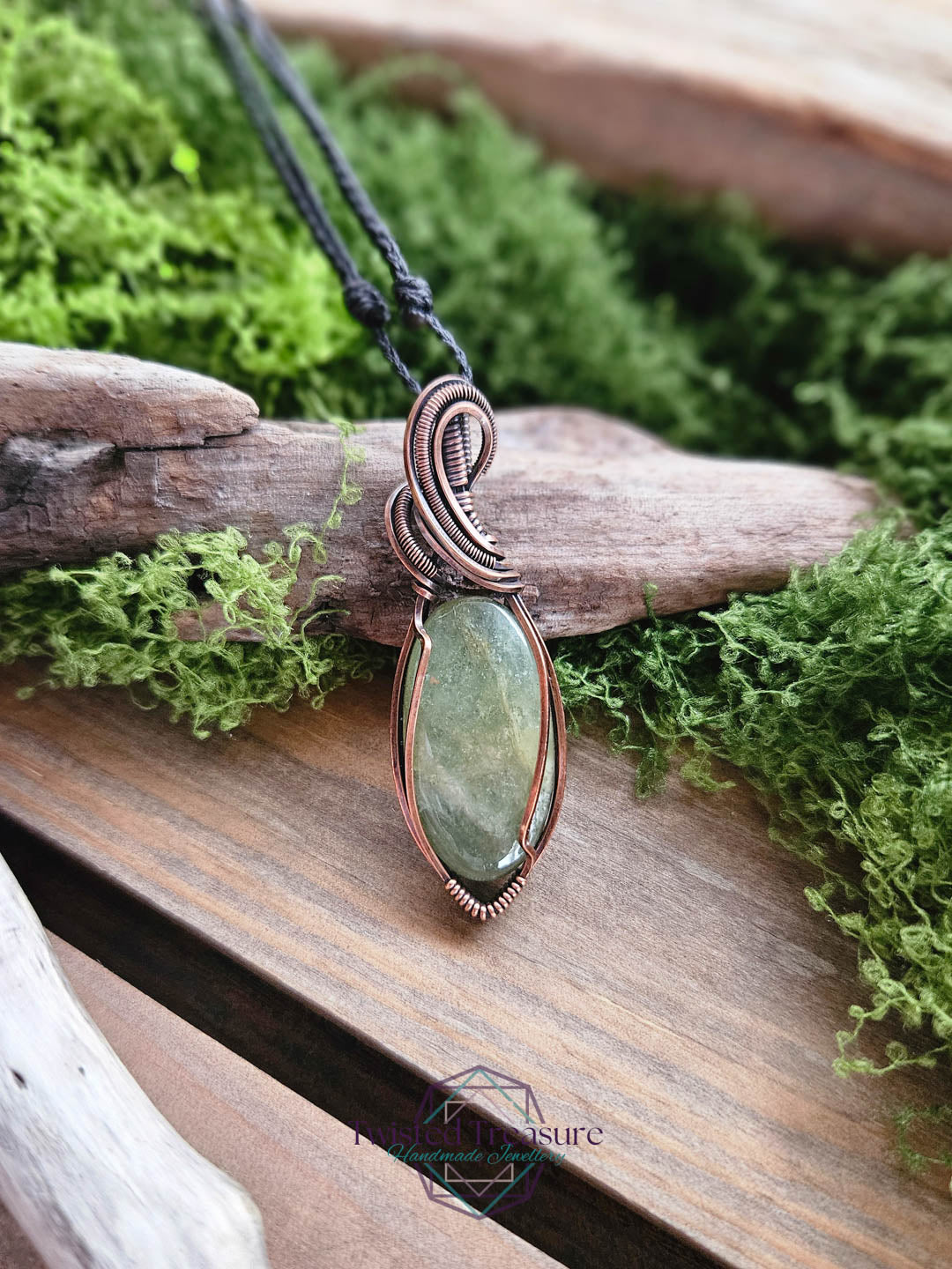 Aquamarine Copper Necklace