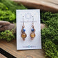 Copper Phase Earrings - Lapis Lazuli & Citrine
