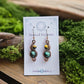 Copper Phase Earrings - Bumblebee Jasper & African Turquoise