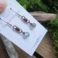 Copper Curlicue Earrings - Labradorite
