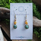 Bronze Alchemy Earrings - Bumblebee Jasper & African Turquoise
