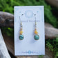 Bronze Alchemy Earrings - Bumblebee Jasper & African Turquoise