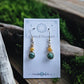 Bronze Alchemy Earrings - Bumblebee Jasper & African Turquoise