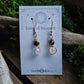 Bronze Alchemy Earrings - Obsidian & Quartz