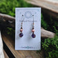 Copper Alchemy Earrings - Rhodonite & Amethyst
