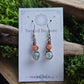 Copper Alchemy Earrings - Sunstone & Prehnite