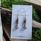 Copper Curlicue Earrings - Labradorite