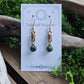 Bronze Curlicue Earrings - Jade