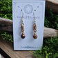 Bronze Curlicue Earrings - Pietersite