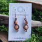 Copper Phase Earrings - Sunstone
