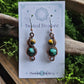 Copper Phase Earrings - Bumblebee Jasper & African Turquoise