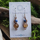 Copper Phase Earrings - Lapis Lazuli & Citrine