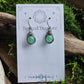 Titanium Dew Drop Earrings - Aventurine