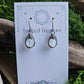 Titanium Dew Drop Earrings - Moonstone