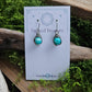 Titanium Dew Drop Earrings - Amazonite