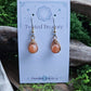Bronze Dew Drop Earrings - Sunstone