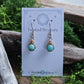 Bronze Dew Drop Earrings - Amazonite