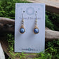 Bronze Dew Drop Earrings - Sodalite
