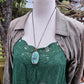 Amazonite and Copper Tree of Life Necklace