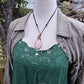Rose Quartz and Copper Necklace