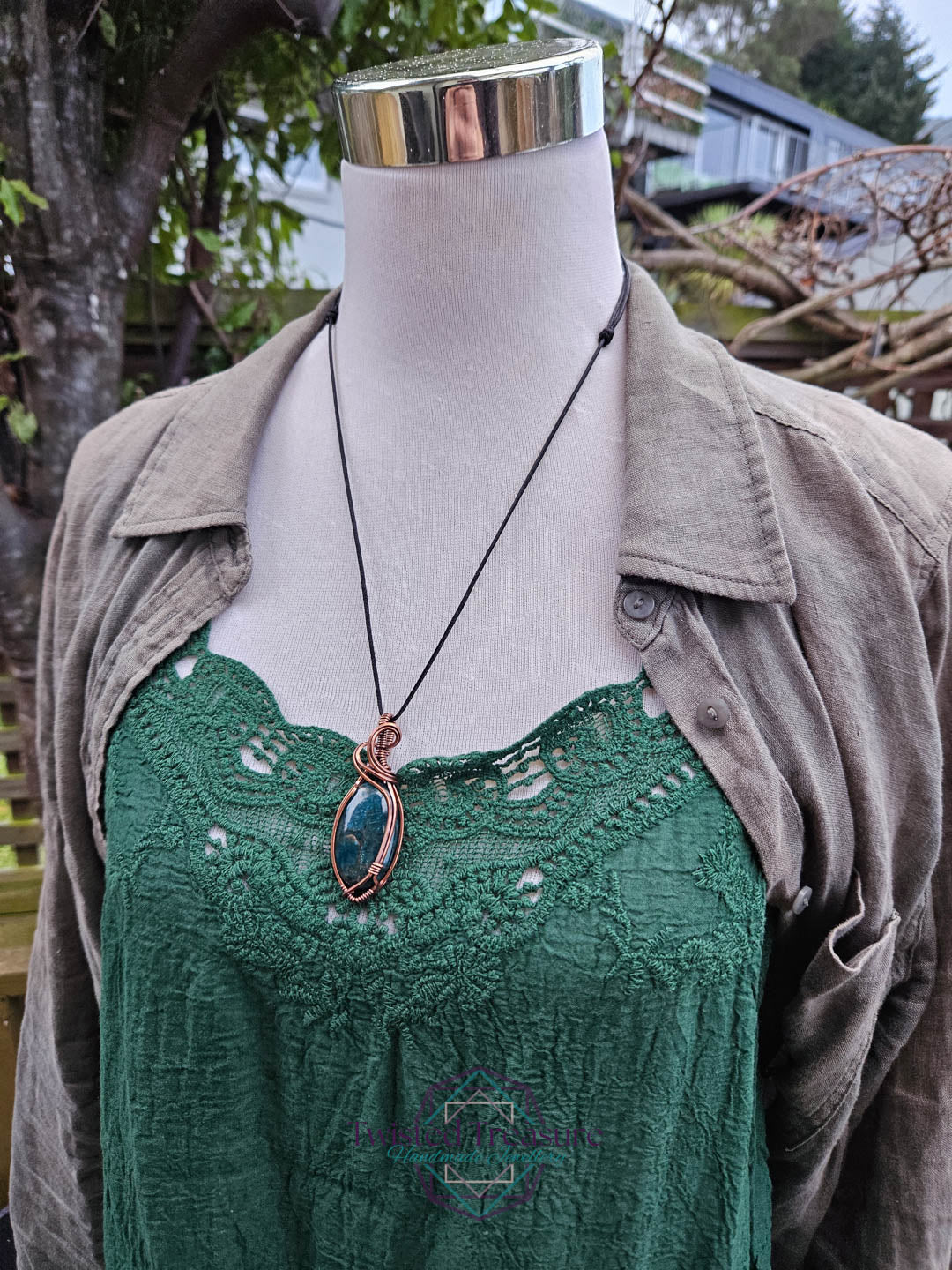 Apatite Copper Necklace