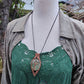 Prehnite Copper Tree Necklace