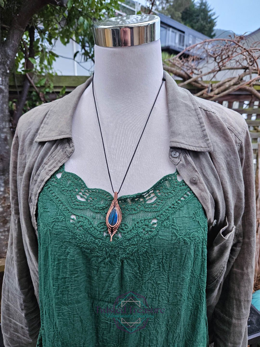 Labradorite Copper Necklace