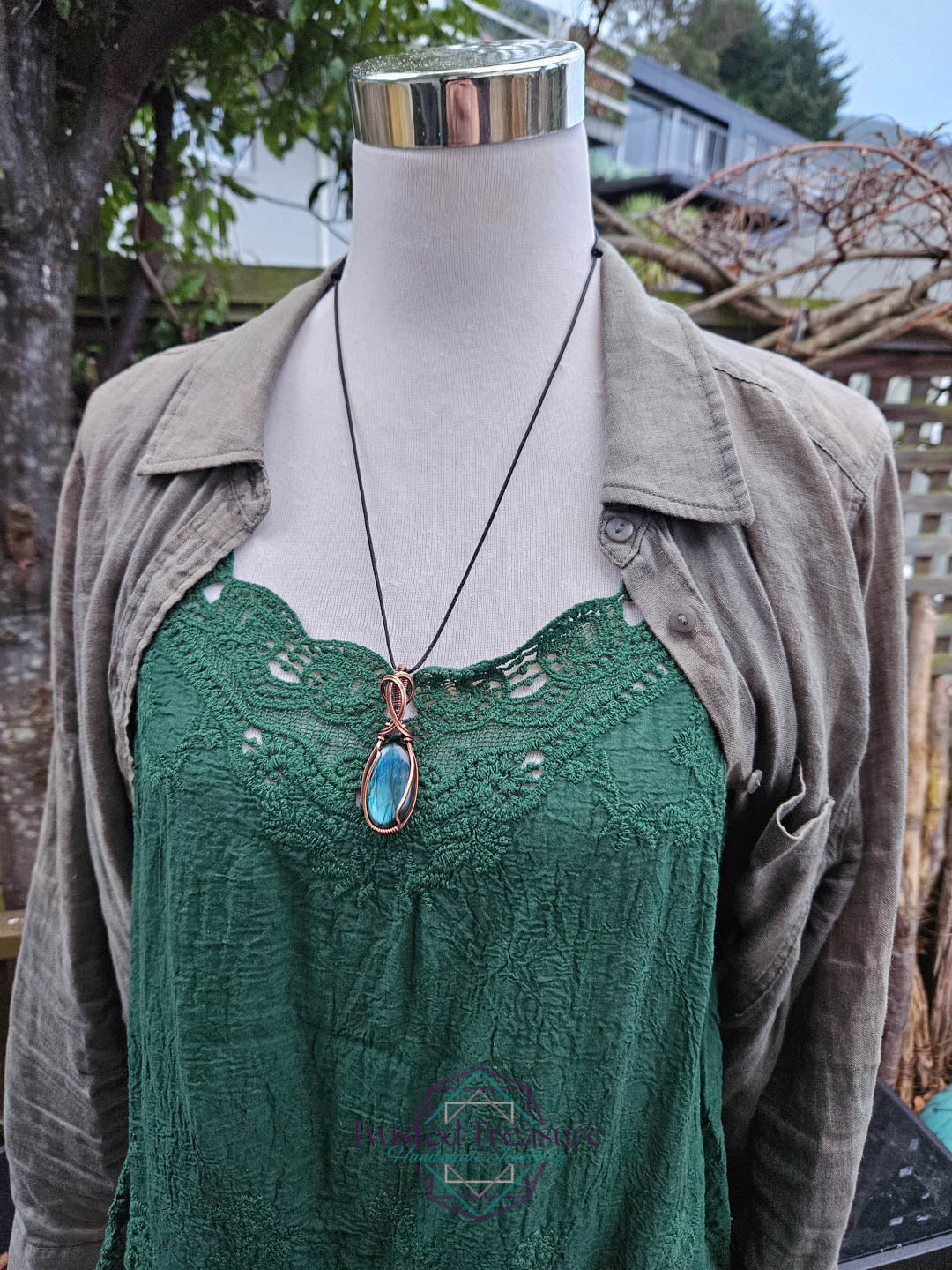 Labradorite Copper Necklace