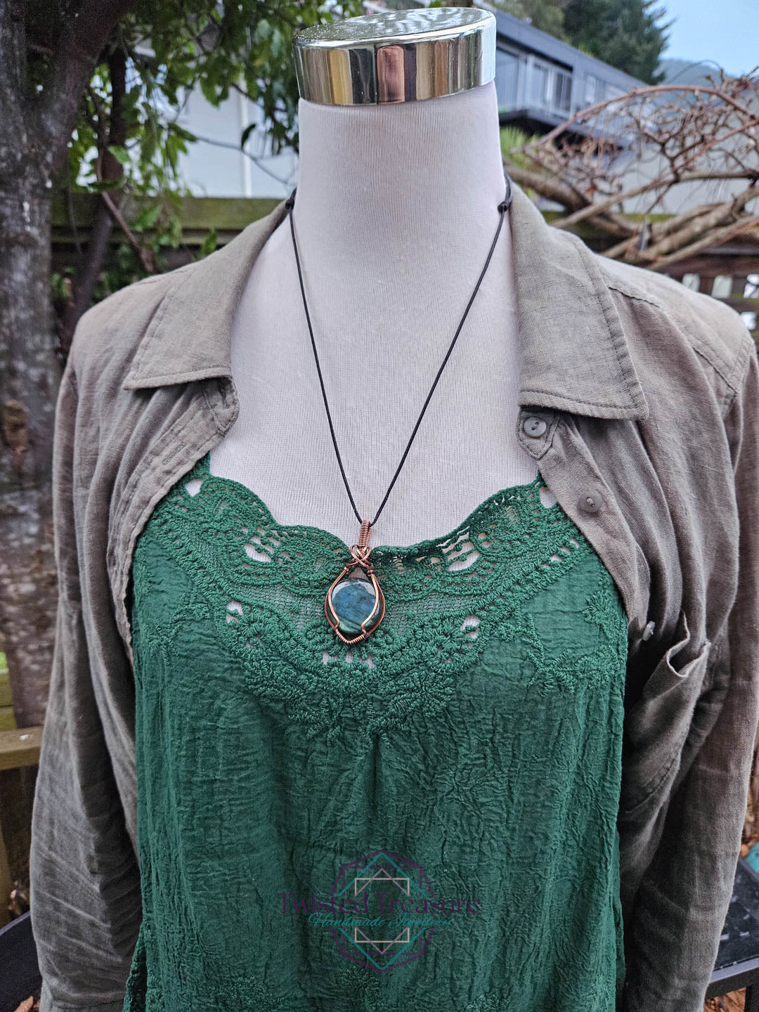 Labradorite Copper Necklace