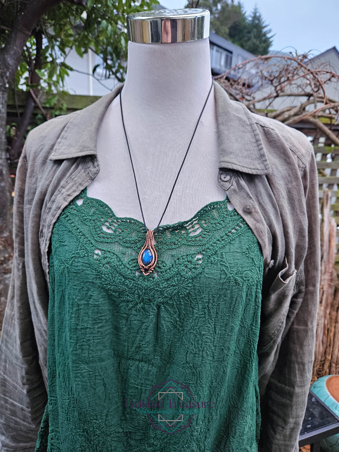 Labradorite Copper Necklace