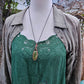 Vesuvianite Copper Necklace